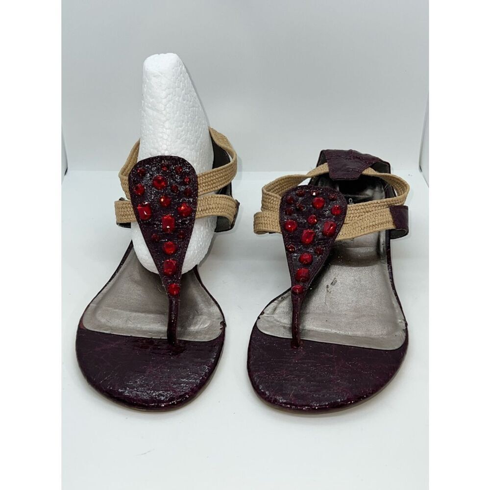Cute Purple Heeled Sandals By Cloudwalkers. Size 13 With A 1.5 Inch Heel.